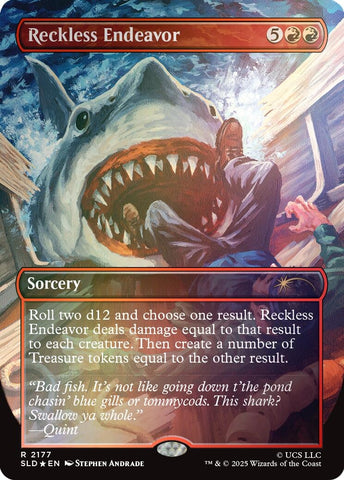 Image for Reckless Endeavor (Rainbow Foil) (2177) (Secret Lair Drop Series) - Magic: The Gathering