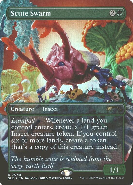 Image for Scute Swarm (Rainbow Foil) (7048) (Secret Lair Drop Series) - Magic: The Gathering