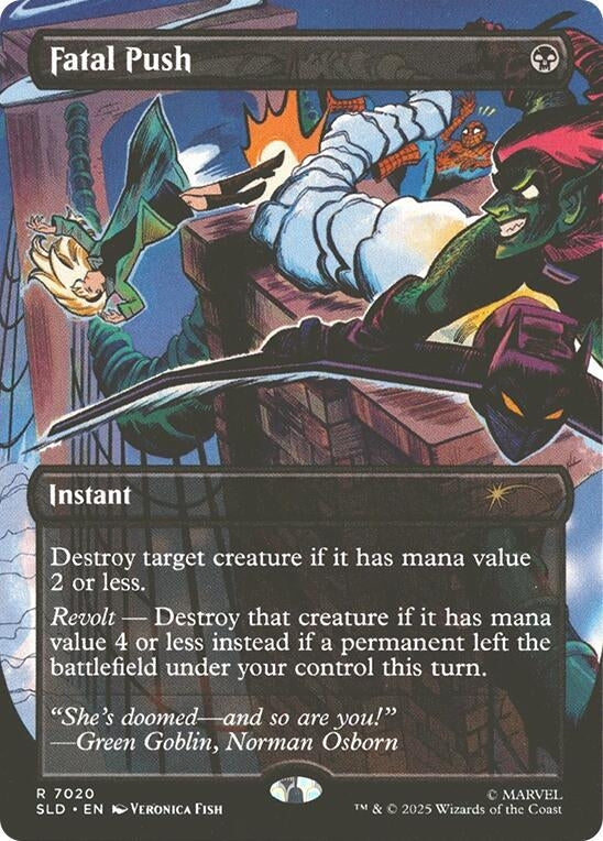 Image for Fatal Push (7020) (7020) (Secret Lair Drop Series) - Magic: The Gathering