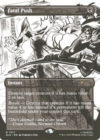 Image for Fatal Push (7017) (7017) (Secret Lair Drop Series) - Magic: The Gathering