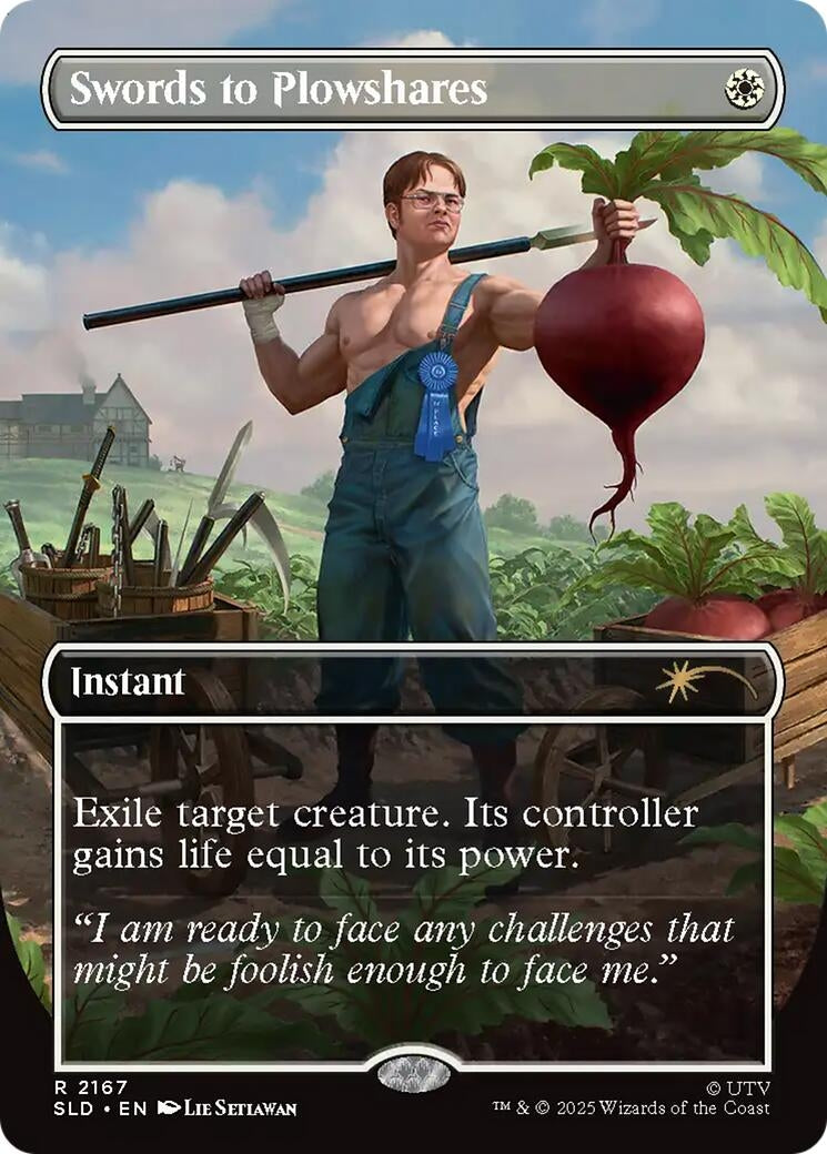 Image for Swords to Plowshares (2167) (2167) (Secret Lair Drop Series) - Magic: The Gathering