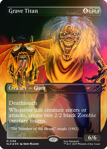 Image for Grave Titan (2188) (Rainbow Foil) (2188) (Secret Lair Drop Series) - Magic: The Gathering