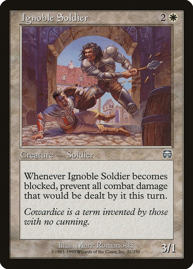 Ignoble Soldier (22) [MMQ]