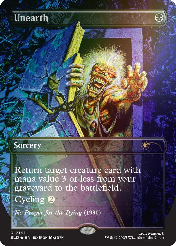 Image for Unearth (Rainbow Foil) (2191) (Secret Lair Drop Series) - Magic: The Gathering