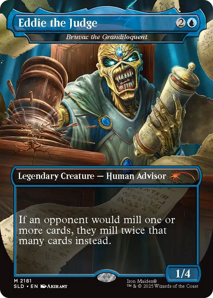 Eddie the Judge - Bruvac the Grandiloquent (2181) (Secret Lair Drop Series)