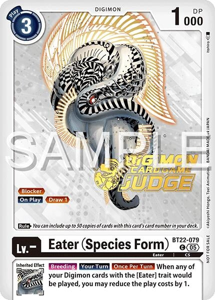 Image for Eater (Species Form) (Judge Pack 2025 Wave 2) (BT22-079 C) - Digimon Card Game