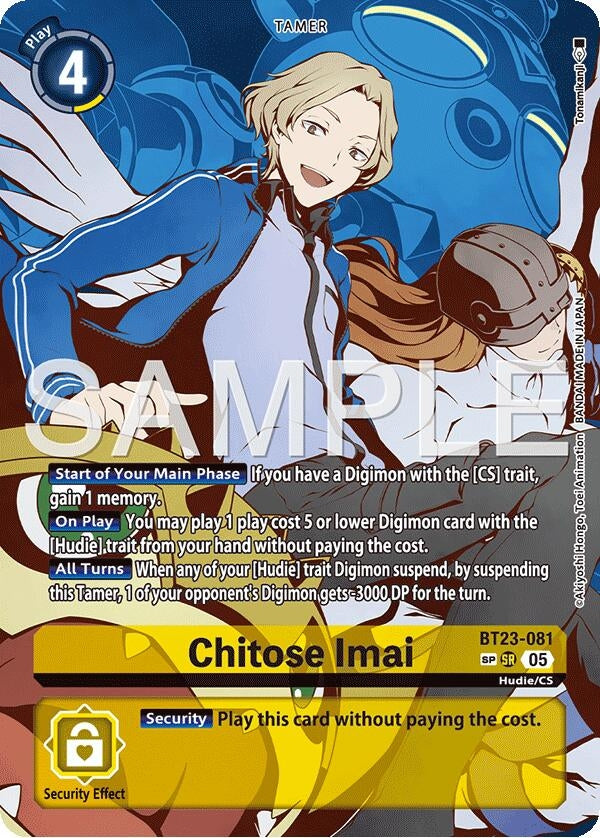 Image for Chitose Imai (SP) (BT23-081 SR) - Digimon Card Game