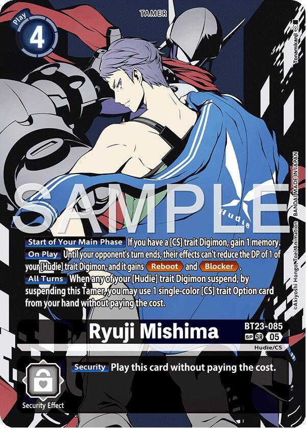 Image for Ryuji Mishima (SP) (BT23-085 SR) - Digimon Card Game