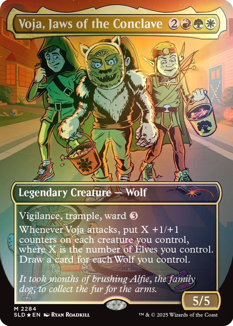 Image for Voja, Jaws of the Conclave (Rainbow Foil) (2284) (Secret Lair Drop Series) - Magic: The Gathering
