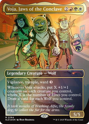 Image for Voja, Jaws of the Conclave (Rainbow Foil) (2284) (Secret Lair Drop Series) - Magic: The Gathering