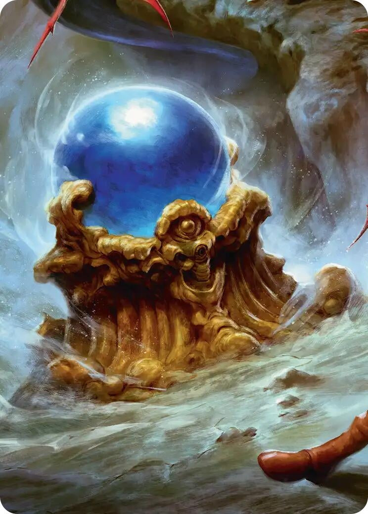 Image for Chaos Shrine's Black Crystal Scene Art Card (4) (Art Series: FINAL FANTASY) - Magic: The Gathering