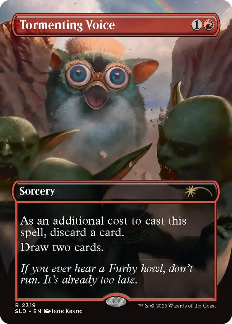 Image for Tormenting Voice (2319) (Secret Lair Drop Series) - Magic: The Gathering