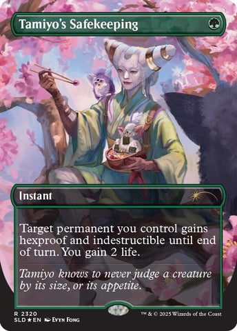 Image for Tamiyo's Safekeeping (Rainbow Foil) (2320) (Secret Lair Drop Series) - Magic: The Gathering