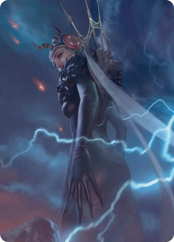 Image for Edea, Possessed Sorceress Scene Art Card (7) (Art Series: FINAL FANTASY) - Magic: The Gathering