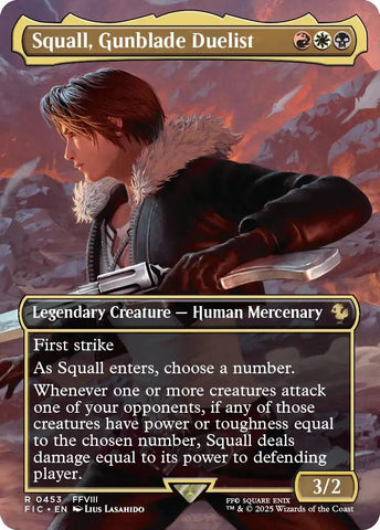 Image for Squall, Gunblade Duelist (Borderless) (453) (FINAL FANTASY) - Magic: The Gathering