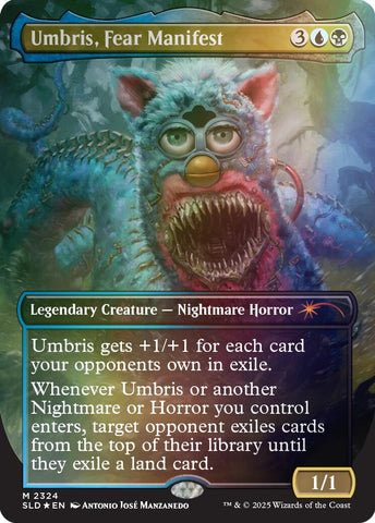 Image for Umbris, Fear Manifest (Rainbow Foil) (2324) (Secret Lair Drop Series) - Magic: The Gathering