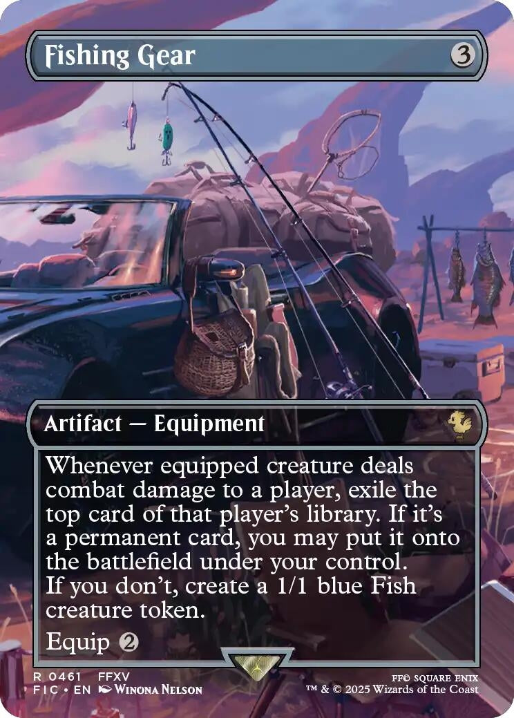 Fishing Gear (Borderless) (461) (Commander: FINAL FANTASY)