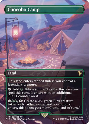Image for Chocobo Camp (Borderless) (462) (Commander: FINAL FANTASY) - Magic: The Gathering