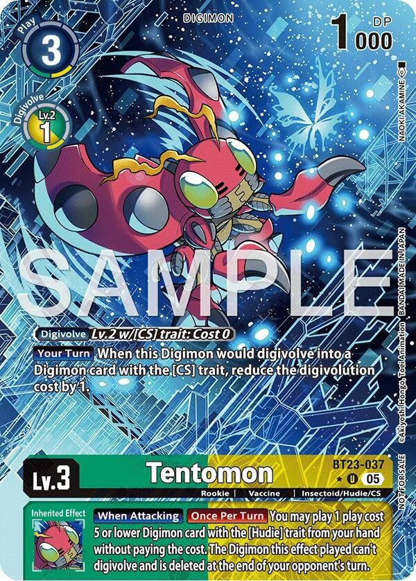 Image for Tentomon (Hacker's Slumber Box Promotion Pack) (BT23-037 U) - Digimon Card Game