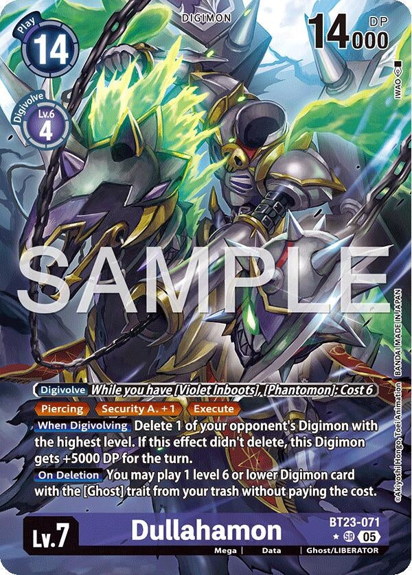 Image for Dullahamon (Alternate Art) (BT23-071 SR) - Digimon Card Game
