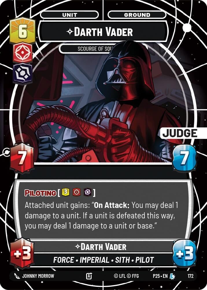 Image for Darth Vader - Scourge of Squadrons (Judge) (172) - Star Wars: Unlimited