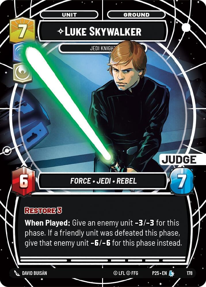 Image for Luke Skywalker - Jedi Knight (Judge) (174) - Star Wars: Unlimited