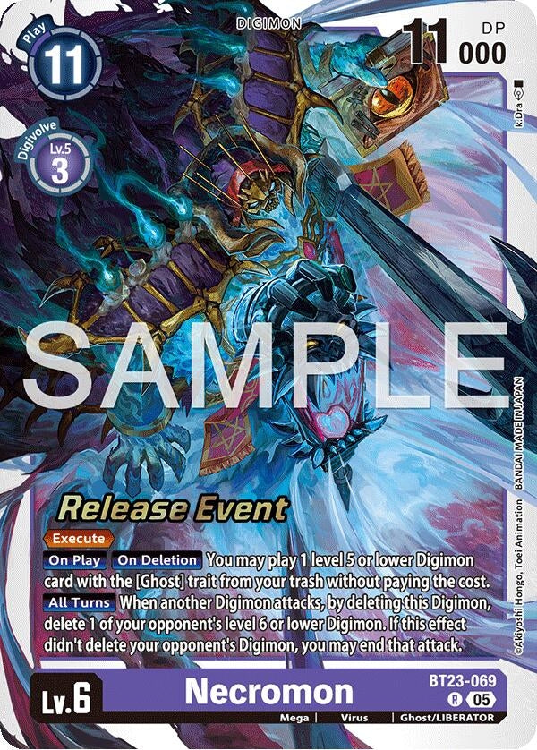 Image for Necromon (BT23-069 R) - Digimon Card Game