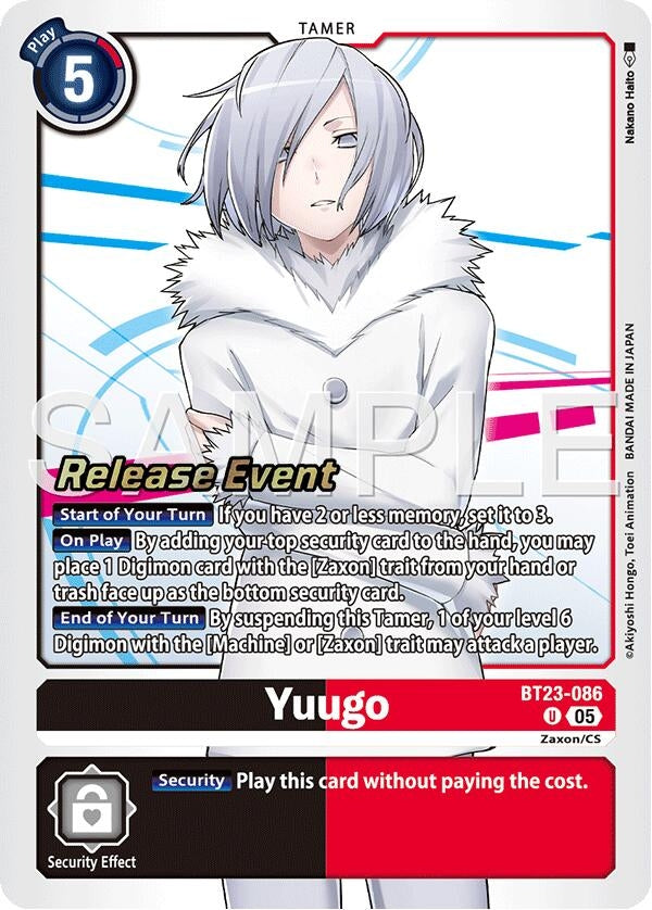 Image for Yuugo (BT23-086 U) - Digimon Card Game