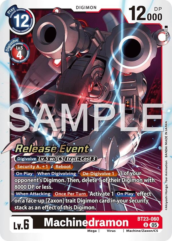Image for Machinedramon (BT23-060 U) - Digimon Card Game