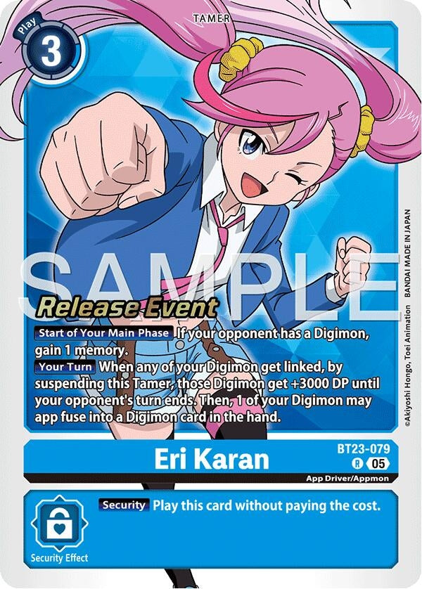 Image for Eri Karan (BT23-079 R) - Digimon Card Game