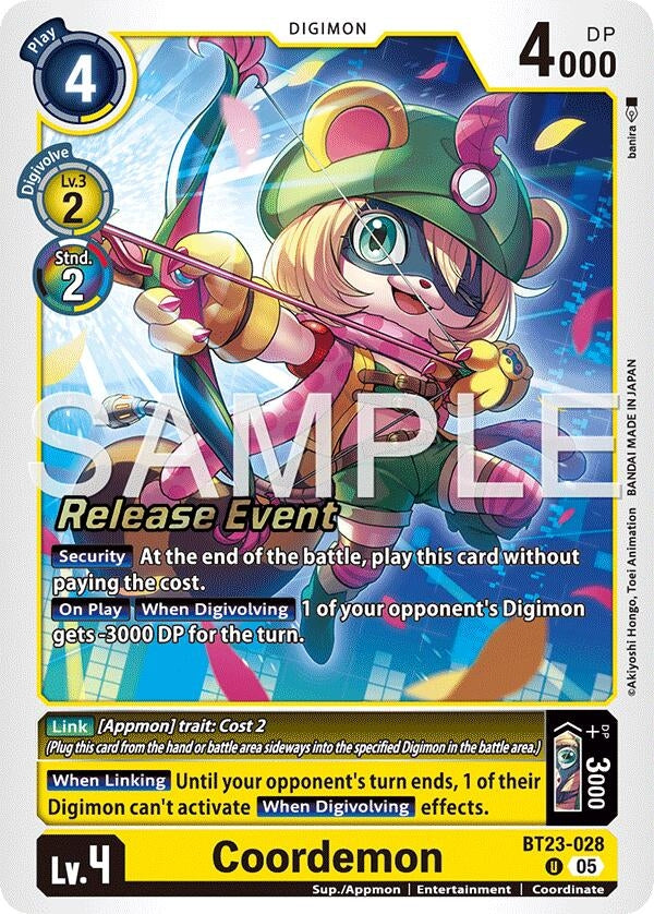 Image for Coordemon (BT23-028 U) - Digimon Card Game