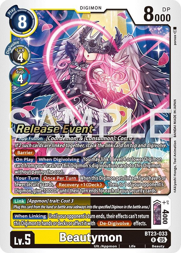 Image for Beautymon (BT23-033 R) - Digimon Card Game