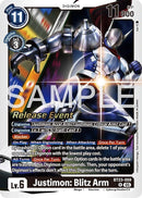 Image for Justimon: Blitz Arm (BT23-059 R) - Digimon Card Game