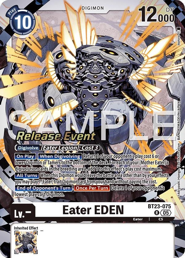 Image for Eater EDEN (BT23-075 R) - Digimon Card Game