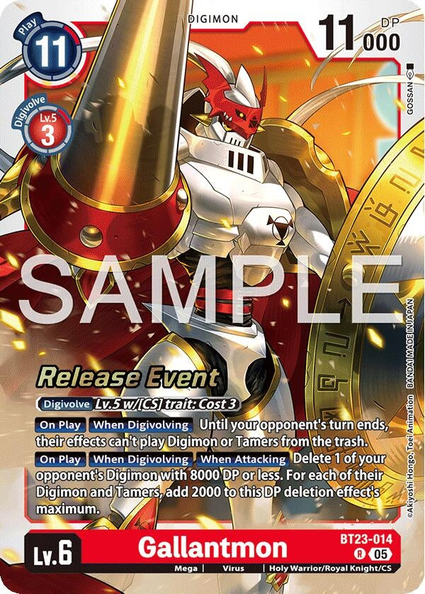 Image for Gallantmon (BT23-014 R) - Digimon Card Game