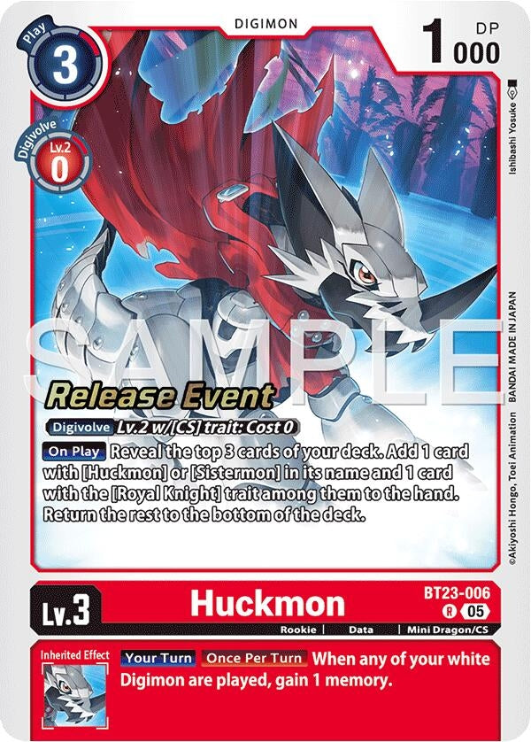 Image for Huckmon (BT23-006 R) - Digimon Card Game