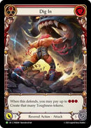 Image for Dig In (Red) - FAB384 (FAB384) - Flesh and Blood TCG