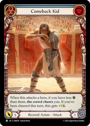 Image for Comeback Kid (Blue) - FAB379 (FAB379) - Flesh and Blood TCG