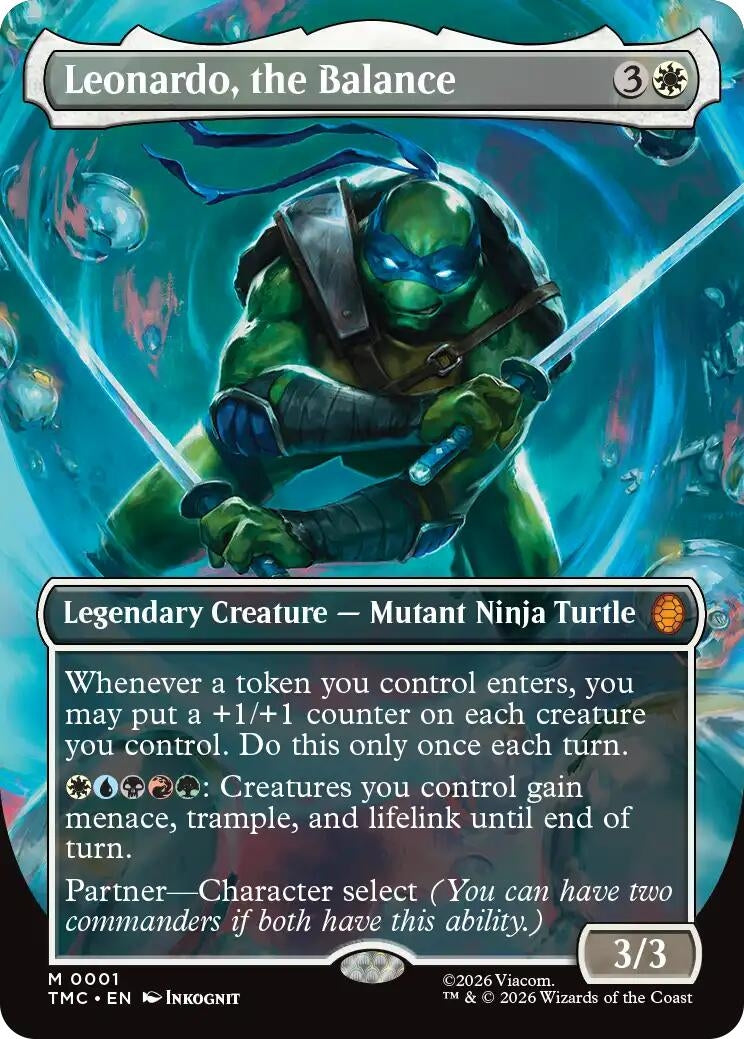 Image for Leonardo, the Balance (Borderless) (1) - Magic: The Gathering