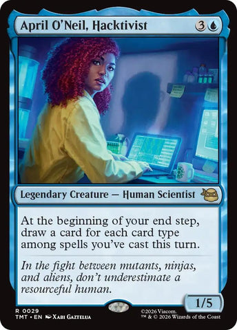 Image for April O'Neil, Hacktivist (29) (Teenage Mutant Ninja Turtles) - Magic: The Gathering