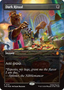Image for Dark Ritual (Borderless) (131) (Commander: Teenage Mutant Ninja Turtles) - Magic: The Gathering