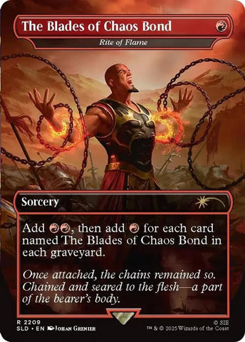 Image for The Blades of Chaos Bond - Rite of Flame (2209) (Secret Lair Drop Series) - Magic: The Gathering