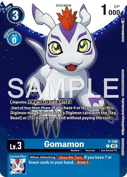 Image for Gomamon (Digimon Story: Time Stranger Promo Pack) (P - 196) - Digimon Card Game