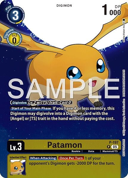 Image for Patamon (Digimon Story: Time Stranger Promo Pack) (P - 197) - Digimon Card Game
