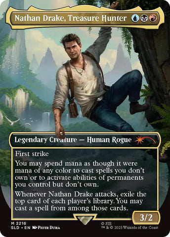 Image for Nathan Drake, Treasure Hunter (2216) (Secret Lair Drop Series) - Magic: The Gathering