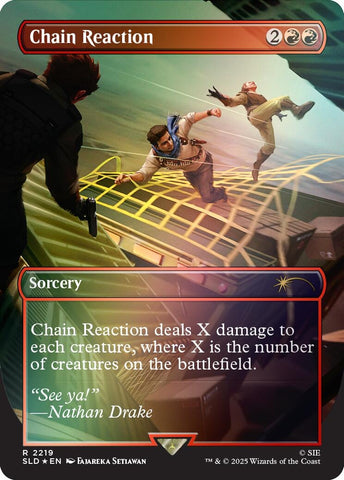 Image for Chain Reaction (Rainbow Foil) (2219) (Secret Lair Drop Series) - Magic: The Gathering