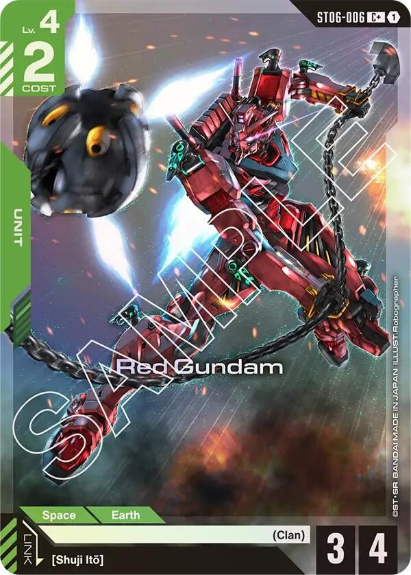 Image for Red Gundam (C+) (ST06-006) (Starter Deck 06: Clan Unity) - Gundam Card Game