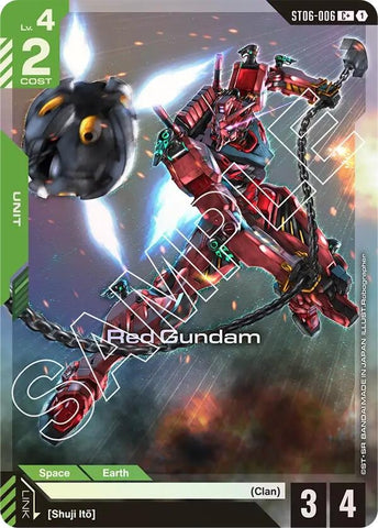 Image for Red Gundam (C+) (ST06-006) (Starter Deck 06: Clan Unity) - Gundam Card Game