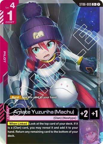 Image for Amate Yuzuriha (Machu) (C+) (ST06-009) (Starter Deck 06: Clan Unity) - Gundam Card Game