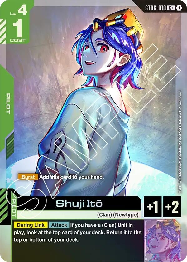 Image for Shuji Ito (C+) (ST06-010) (Starter Deck 06: Clan Unity) - Gundam Card Game